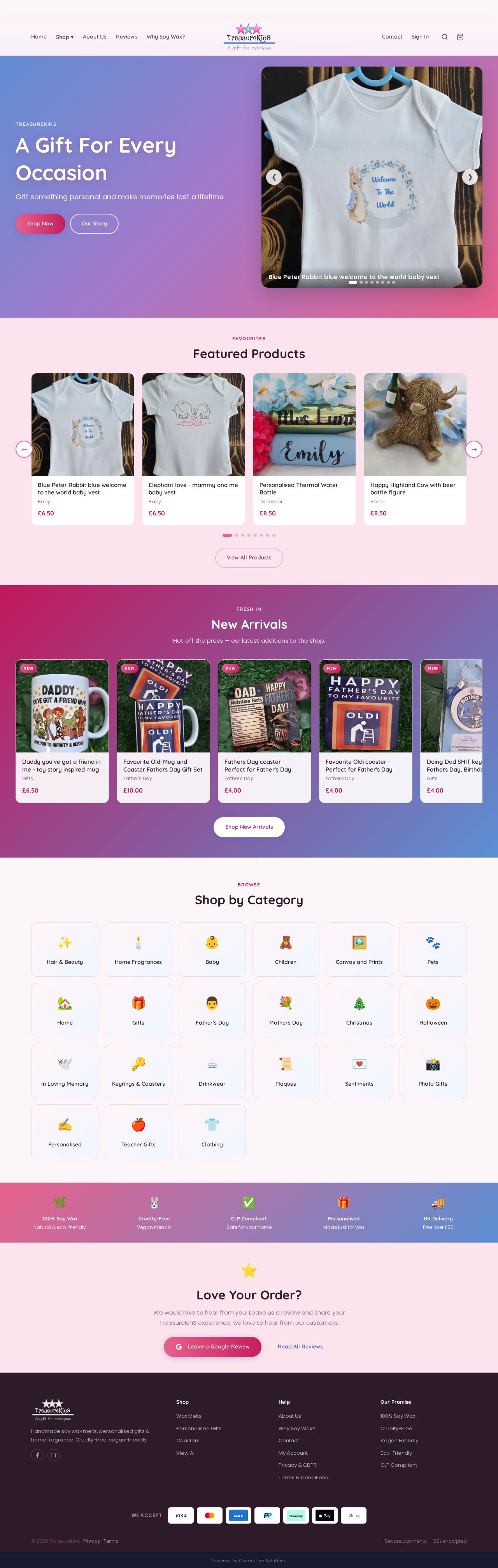 TreasureKinS homepage